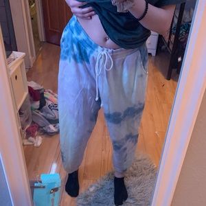 american eagle tie dye sweatpants